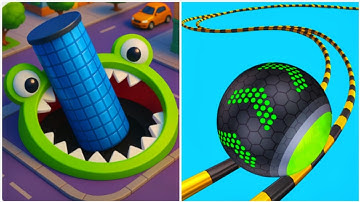 Hole io vs Going Balls - Gameplay Walkthrough (Freepya, New Update) ASMR Games