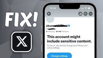 How to FIX this account might include sensitive content on X in 2025