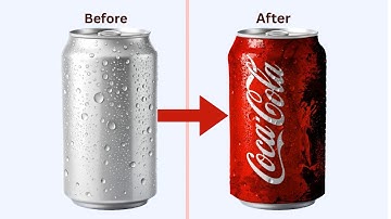 Coca-Cola  Can Mockup Design | Photoshop Tutorial | Milli X Design