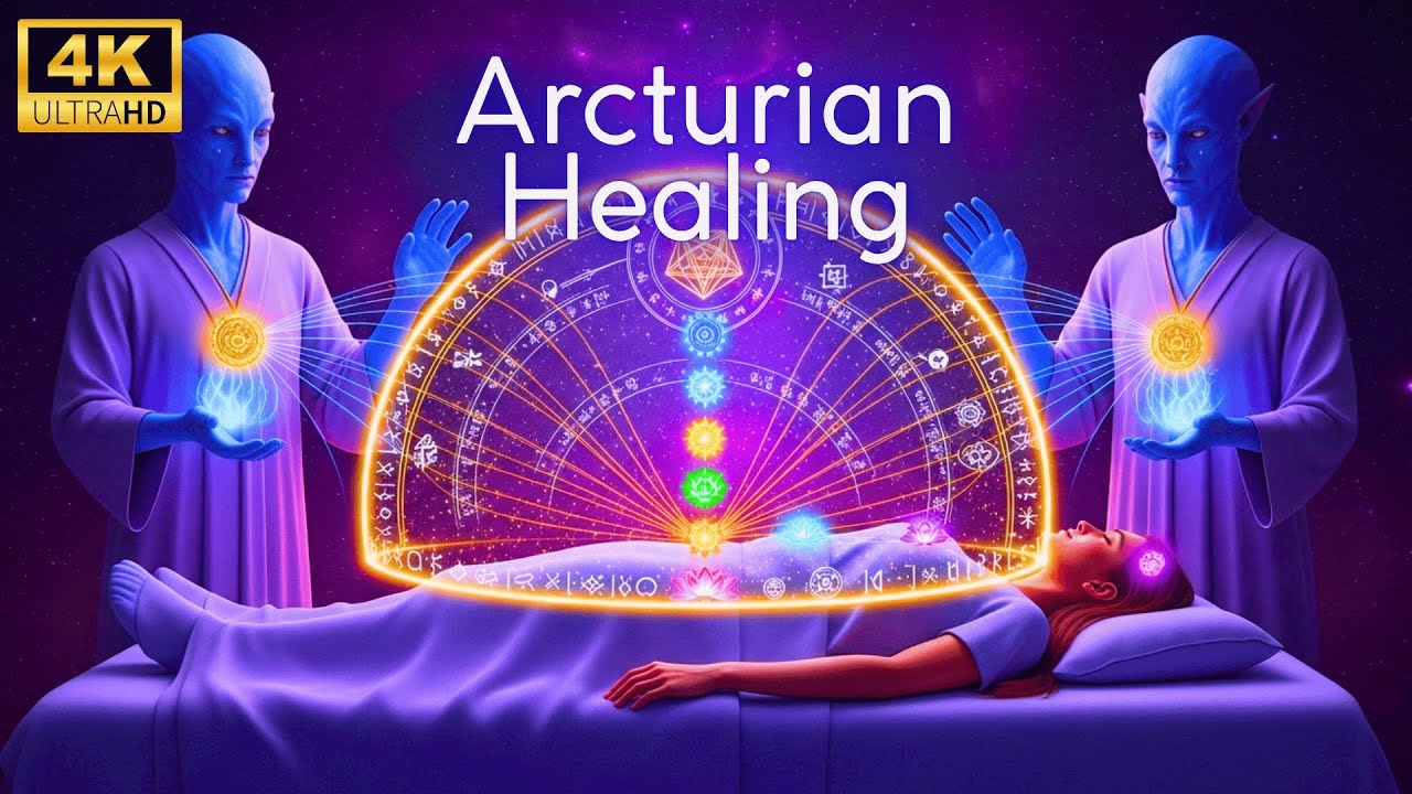 Arcturian Healing Frequency 🌌 Light Codes for Awakening DNA 🔮 Soul ...