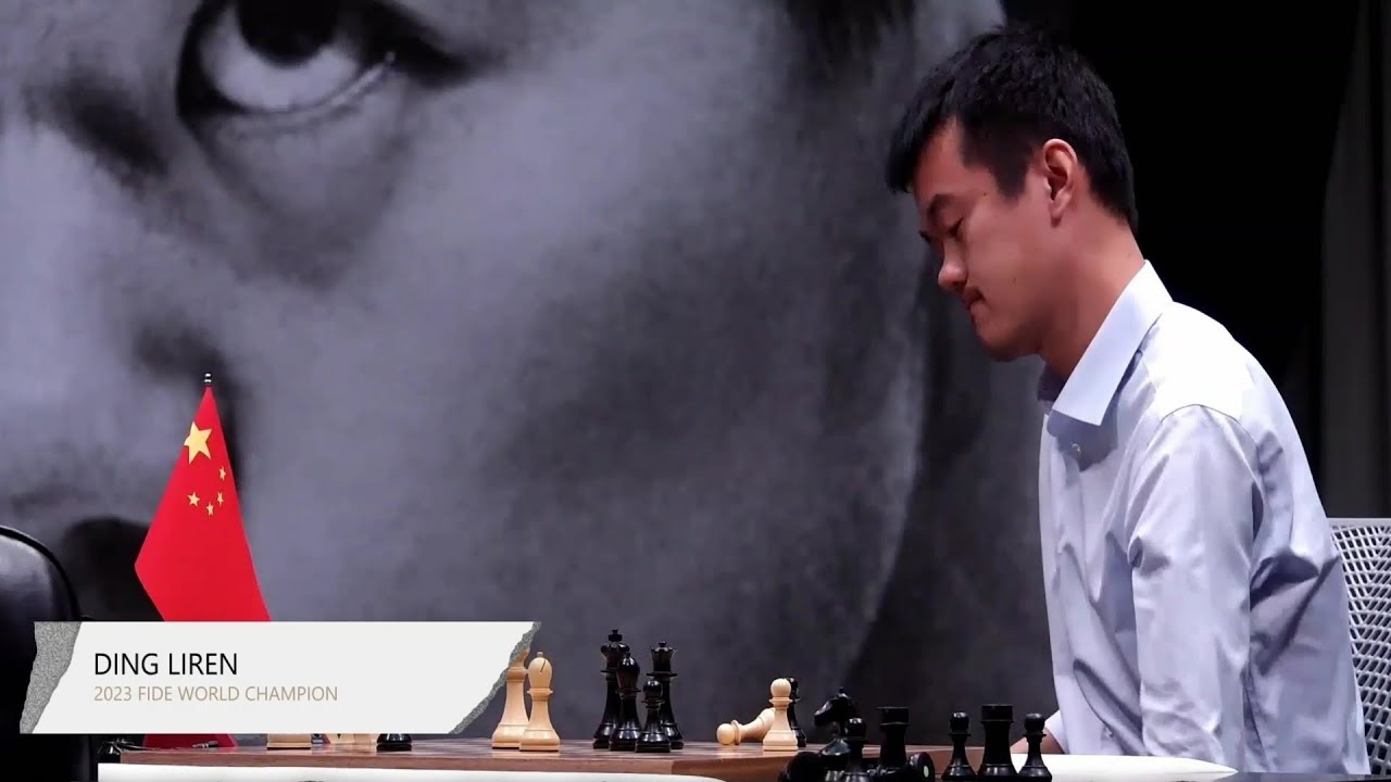 Ding Liren won Game 12 of the FIDE World Chess Championship 2023