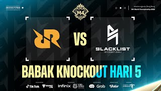 [ID] M4 Babak Knockout Hari 5 - RRQ Hoshi vs BLCK Game 1