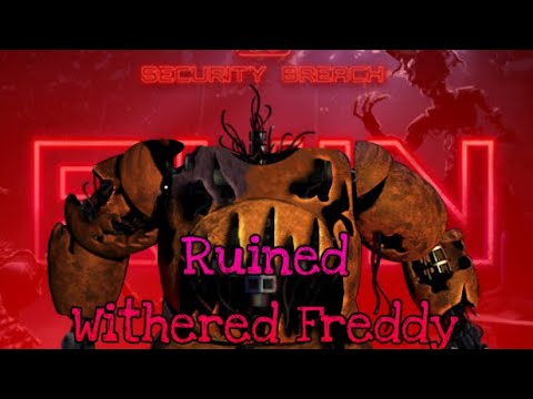 Withered Freddy over Ruined Freddy [Five Nights at Freddy's