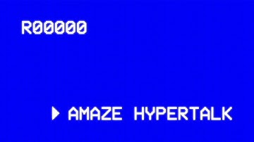 AMAZE HYPERTALK - Non-binding design of R00000