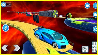 Mega Ramp - Impossible Car Stunt Racing AndroidGameplay by Amazing Game 🤣😁 screenshot 4