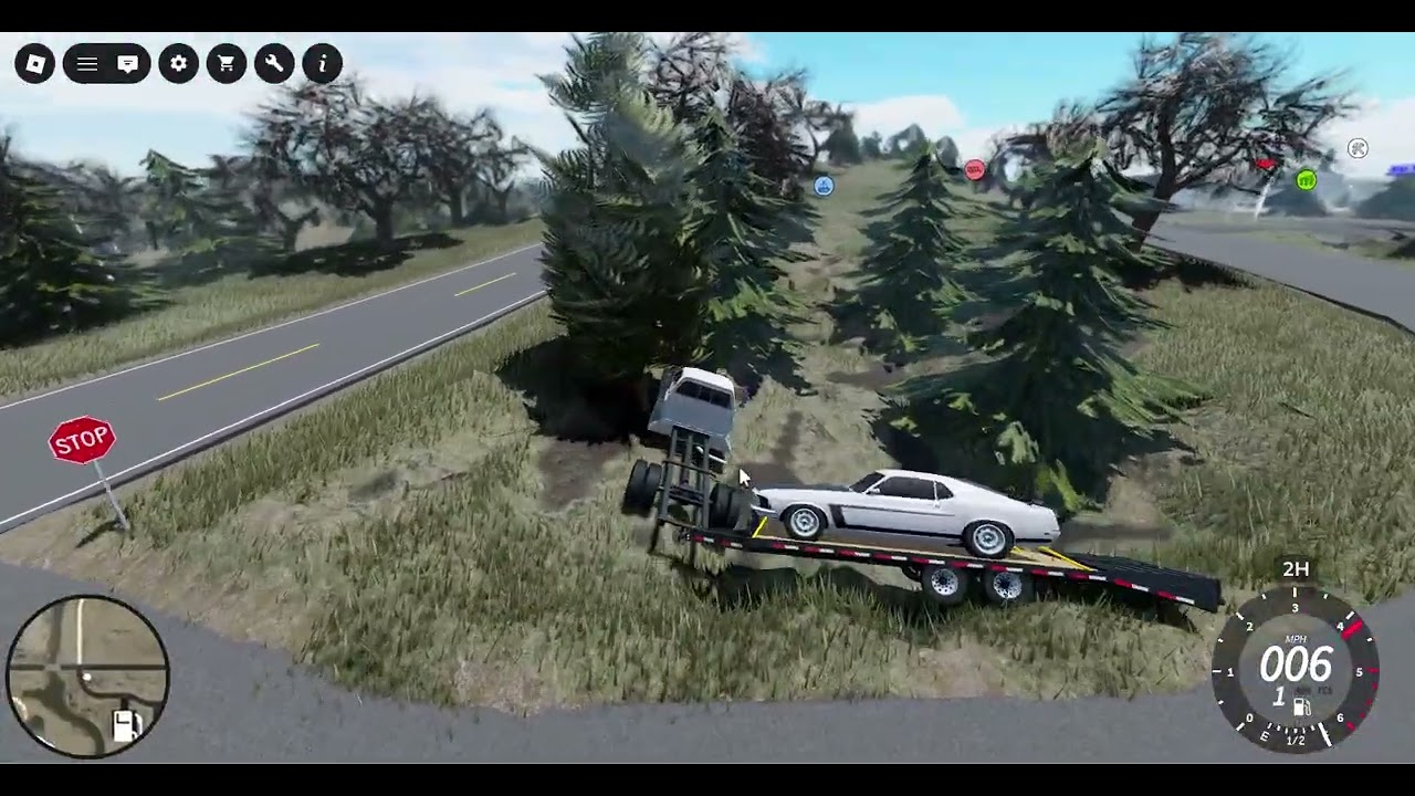 Driving around in APM as a Redneck farmer.