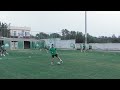 Football  saq passing drill