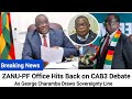 Breaking🇿🇼ZANU-PF Office Hits Back on CAB3 Debate as George Charamba Draws Sovereignty Line