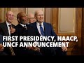 First Presidency Announces Initiatives Alongside NAACP and UNCF Leadership