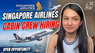Singapore Airlines Cabin Crew Interview India 2026 🇸🇬✈️ | Full Process, Salary, Requirements & Tips