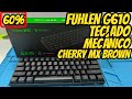 Fuhlen G610 Teclado Mecánico 60% Inalámbrico // Desempaquetado-Cherry MX Marrón