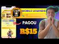 URGENTE MOBILE LEGENDS PAGANDO? PROVA DE PAGAMENTO $3