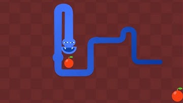 Google Snake Classic Mode - 25 apples in 21s 735ms (3 apples / Speed Normal / Size Standard)