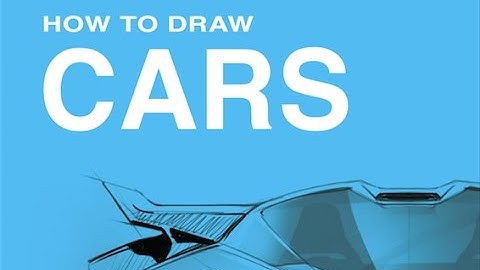 How to Draw CARS Sketchbook and reference guide