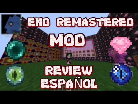 END REMASTERED MOD REVIEW ESPAÑOL | minecraft mod 1.16.5. 1.17. | el end nunca fue tan divertido