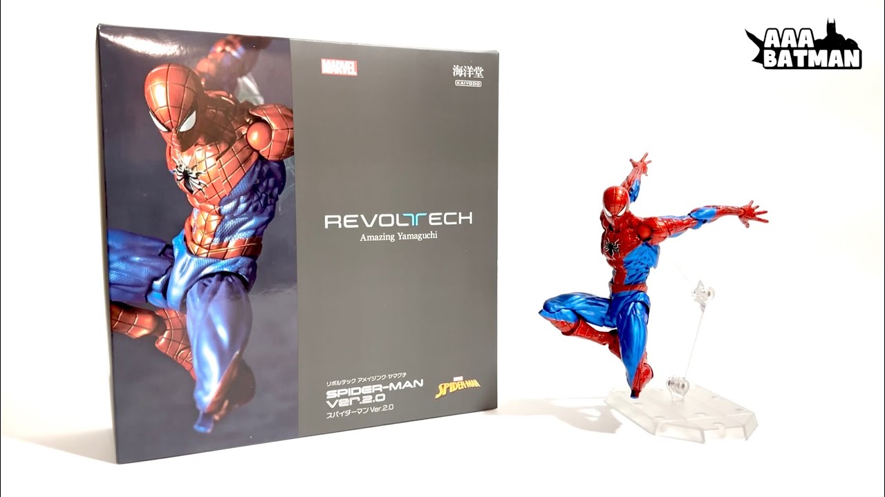 Kaiyodo Revoltech Amazing Yamaguchi Spiderman Ver 2.0 | Unboxing 