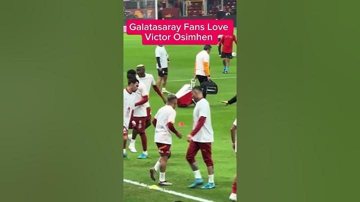 Galatasaray Fans Show Love For Osimhen! #victor #osimhen #galatasaray