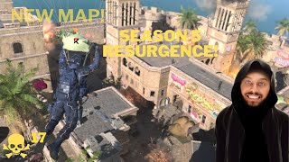 My FIRST WIN on the NEW Warzone Resurgence Map Al Bagra Fortress.