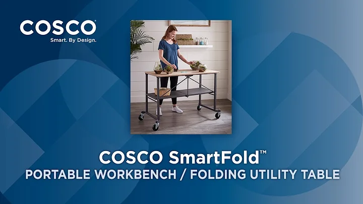 COSCO SmartFold Portable Workbench/Utility Table