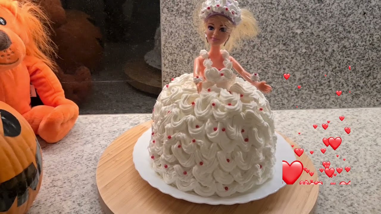 BARBİLİ DOĞUM🎂 GÜNÜ PASTASI KIZIMA💕💯👏 YAPDIM(pastane aratmayan yaş