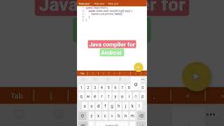 Code Java on your Android device!! #codeOnTheGo #btechcomputerscience #coding