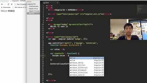 การสร้าง AngularJS Application เบื้องต้น สำหรับลงใน SPIFFS WebServer ของ ESP8266