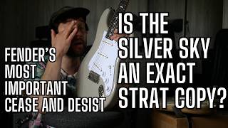 Is the PRS an EXACT STRAT COPY? Fender's Most Important Cease and Desist