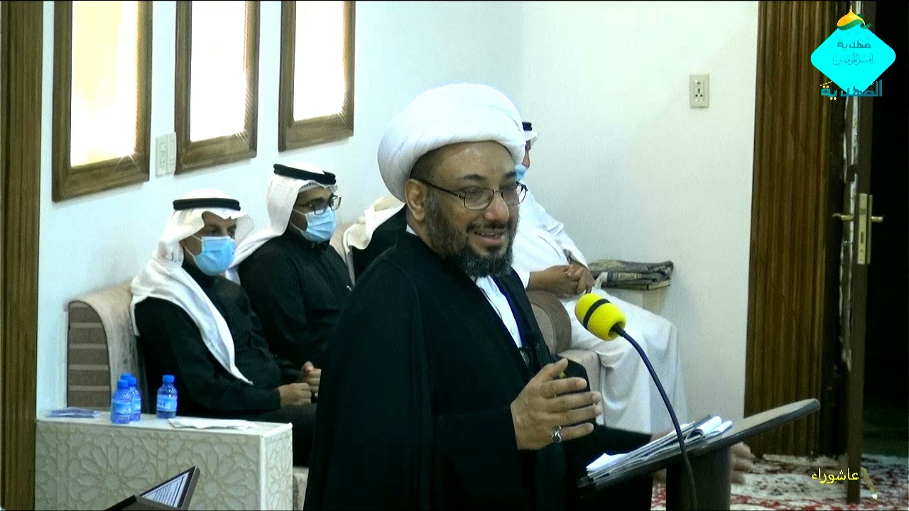 سماحة العلامة الشيخ عبد العزيز المزراق الليلة الثانية عشرة  من محرم 1443هـ ,مهدية امير المؤمنين, حي