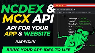 NCDEX and MCX Rates API | Commodity Live Ncdex & MCX Rate Api | Apis for App & Website | Rappid screenshot 1