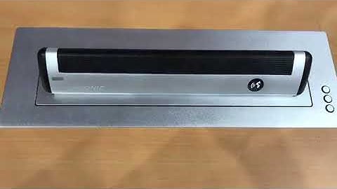 VISSONIC Flush mount Array microphone motorized lifting and down