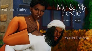 Maxis Match Sims | The Sims 4 CAS + CC Links & Sim Download | Meet Valentina & Malcolm ♡