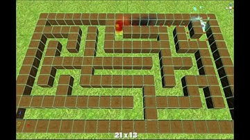 A* (A star) pathfinding algorithm implementation on Android maze game