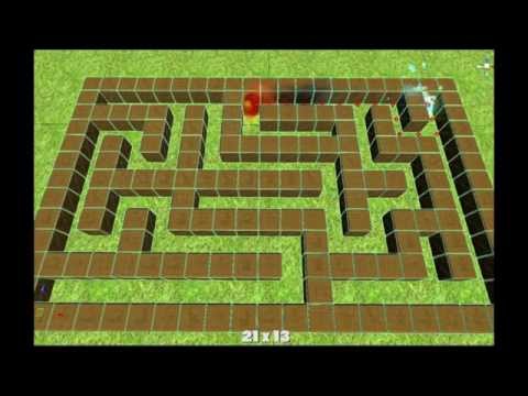 A* (A star) pathfinding algorithm implementation on Android maze game
