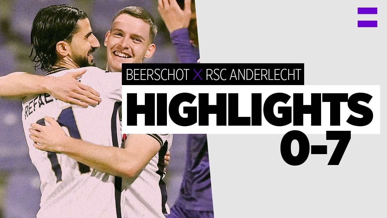 HIGHLIGHTS: Beerschot - RSC Anderlecht | 2021-2022 | 7 goals to end the year