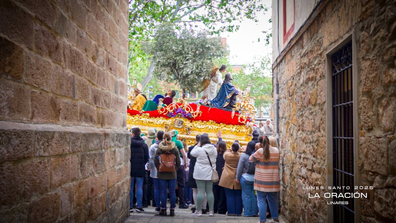 Hermandad de la Oración del Huerto - Semana Santa Linares 2025, Emotivo recorrido procesional.