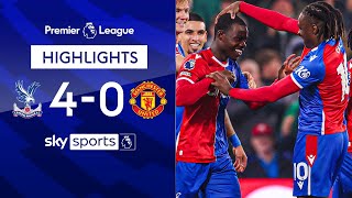 Palace HUMILIATE Man United 🫣 | Crystal Palace 4-0 Manchester United | Premier League Highlights image
