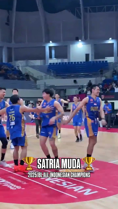 Satria Muda Pertamina Bandung crowned IBL All Indonesian 2025 Champions! 🏆