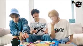 ⟪ENG SUB⟫ Felix, Seungmin \u0026 I.N Trying American Snacks For The First Time (SKZ)