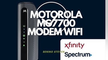 Motorola MG7700 Modem WiFi Router Combo with Power Boost | Approved by Comcast Xfinity