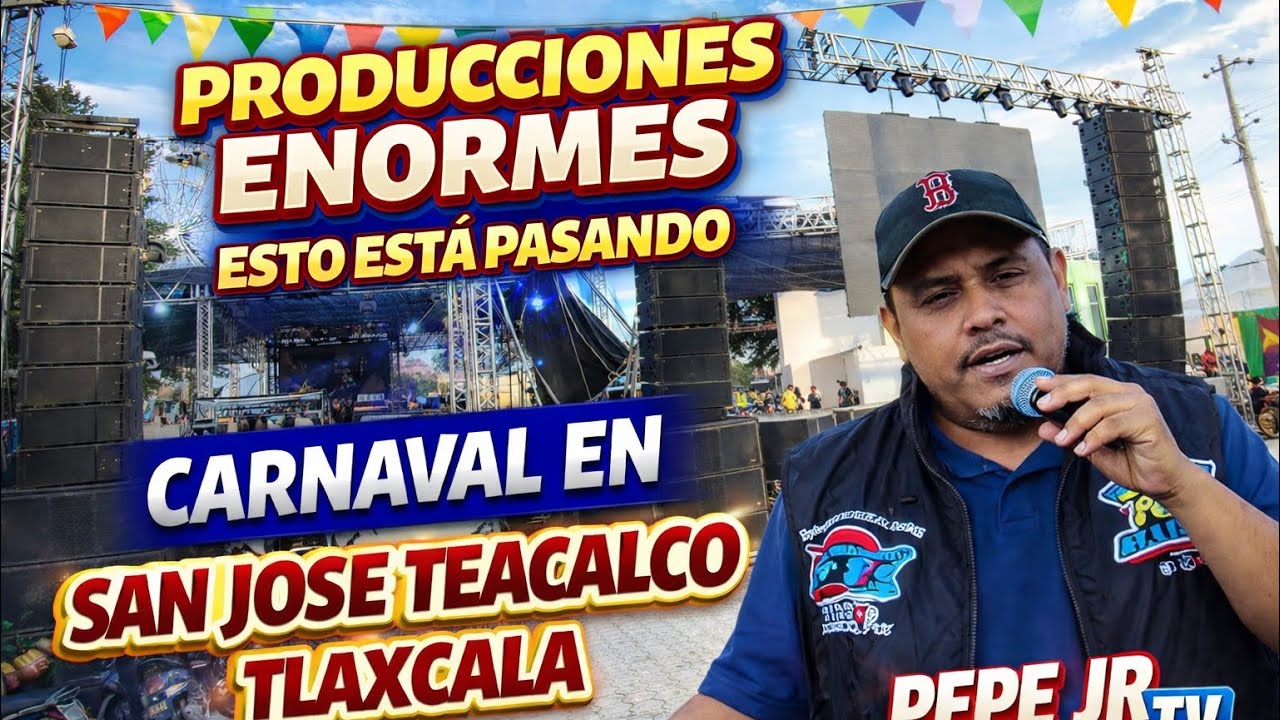 Esto Está Pasando en San José Teacalco 🎡 ¡Producciones Gigantes! SONIDO FANTASMA VS TIMBAL 😱