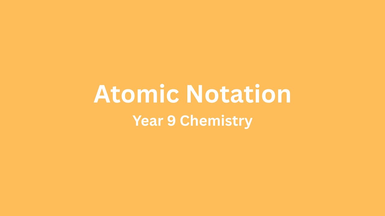 Atomic Notation