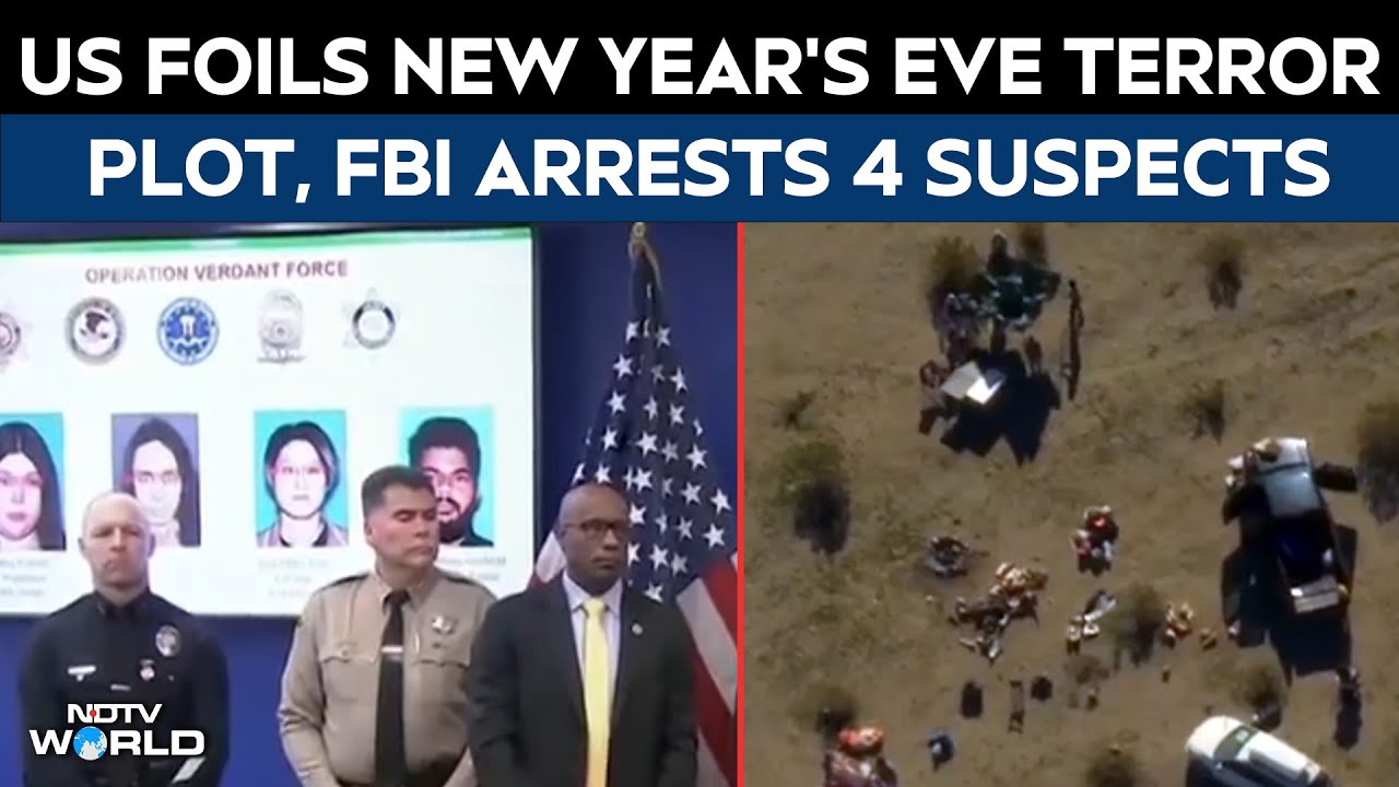 US Foils New Year's Eve Terror Plot, FBI Arrests 4 Suspects In ...