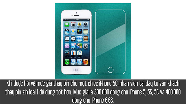 Thay pin iphone 5c giá bao nhiêu