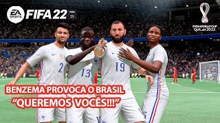 Copa do Mundo de FIFA 22: Brasil vence Espanha e França e avança às  semifinais - Millenium