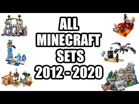 All Lego Minecraft Sets 12 Lego Minecraft History Youtube