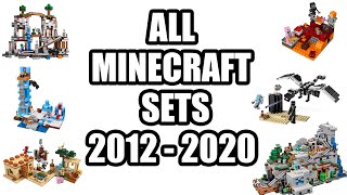 ALL MINECRAFT SETS -2020 MINECRAFT HISTORY) - YouTube