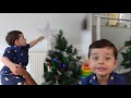 We Finally Put Up Our Christmas Tree | Baby Noah Helped Decorate!!