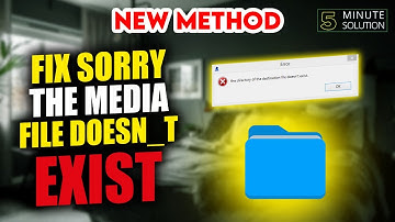 fix sorry the media file doesn t exist on Whatsapp 2024