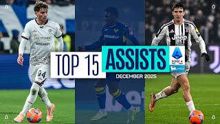 Geriausi 15 perdavimų gruodžio mėnesį | Geriausi perdavimai | Serie A 2025/26