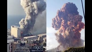 Beirut explosion Live --- ক্যামেরায় ধরা পড়া লেবাননের সব বিস্ফোরণের চিত্র